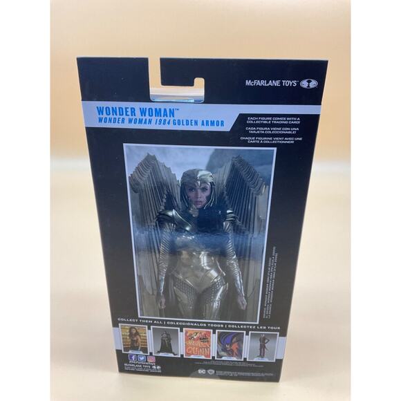 DC Comics Wonder Woman 1984 Gold Armor 7" Action Figure with Wings & Stand - Picture 2 of 5